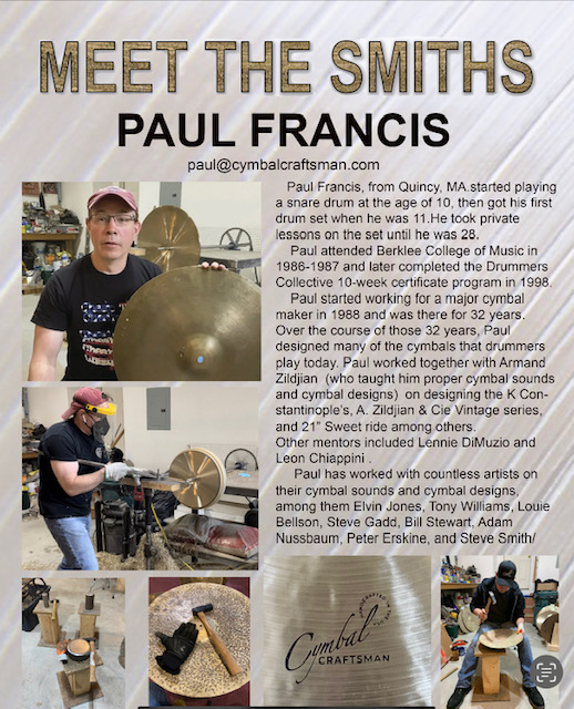 Steve Maxwell Vintage and Custom Drums CYMBAL CENTRIC